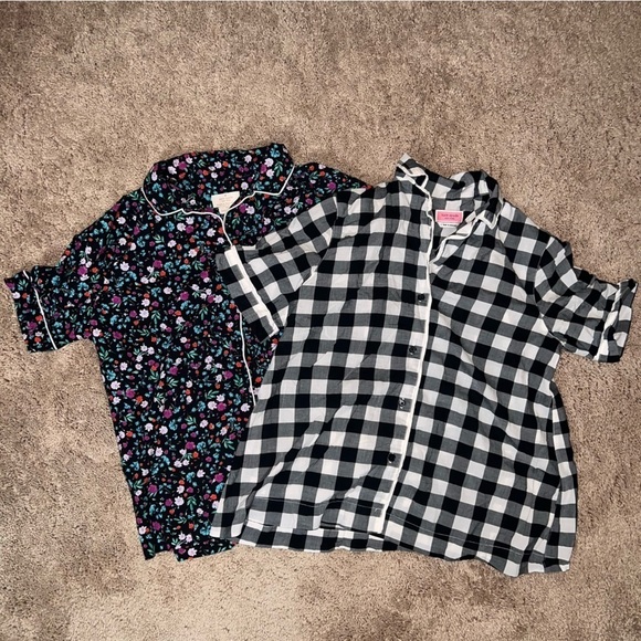 Kate Spade New York Women’s Short Sleeve Sleep Shirt Pair Size Small - Picture 9 of 10